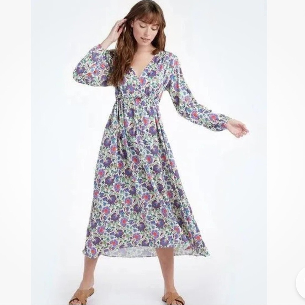 Summersalt The Cinched Waist Caftan Maxi Dress Size Medium
